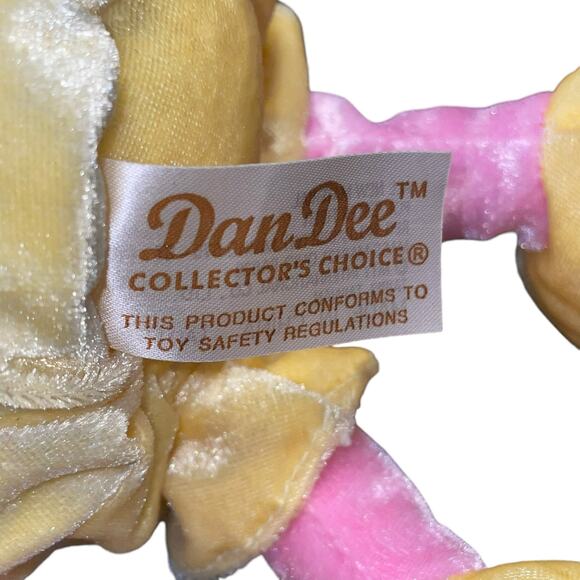 Vintage Dan Dee Plush Easter Egg Humpty Dumpty Nursery Baby Shower Gift Blue 9” - Picture 8 of 13